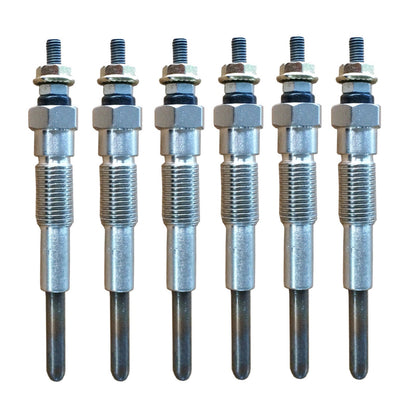 Toyota Land Cruiser Glow Plugs (6 Pcs) - Suitable for Toyota Landcruiser 1HZ 1990-2007 4.2L Diesel 70 80 100 105 Series