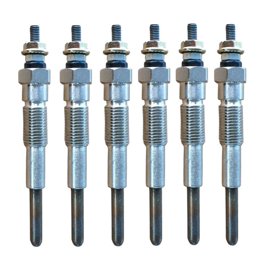 Toyota Land Cruiser Glow Plugs (6 Pcs) - Suitable for Toyota Landcruiser 1HZ 1990-2007 4.2L Diesel 70 80 100 105 Series