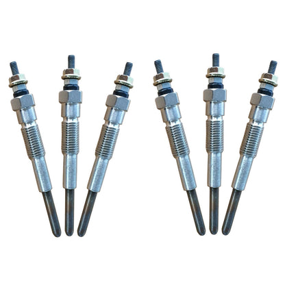 Toyota Land Cruiser Glow Plugs (6 Pcs) - Suitable for Toyota Landcruiser 1HZ 1990-2007 4.2L Diesel 70 80 100 105 Series
