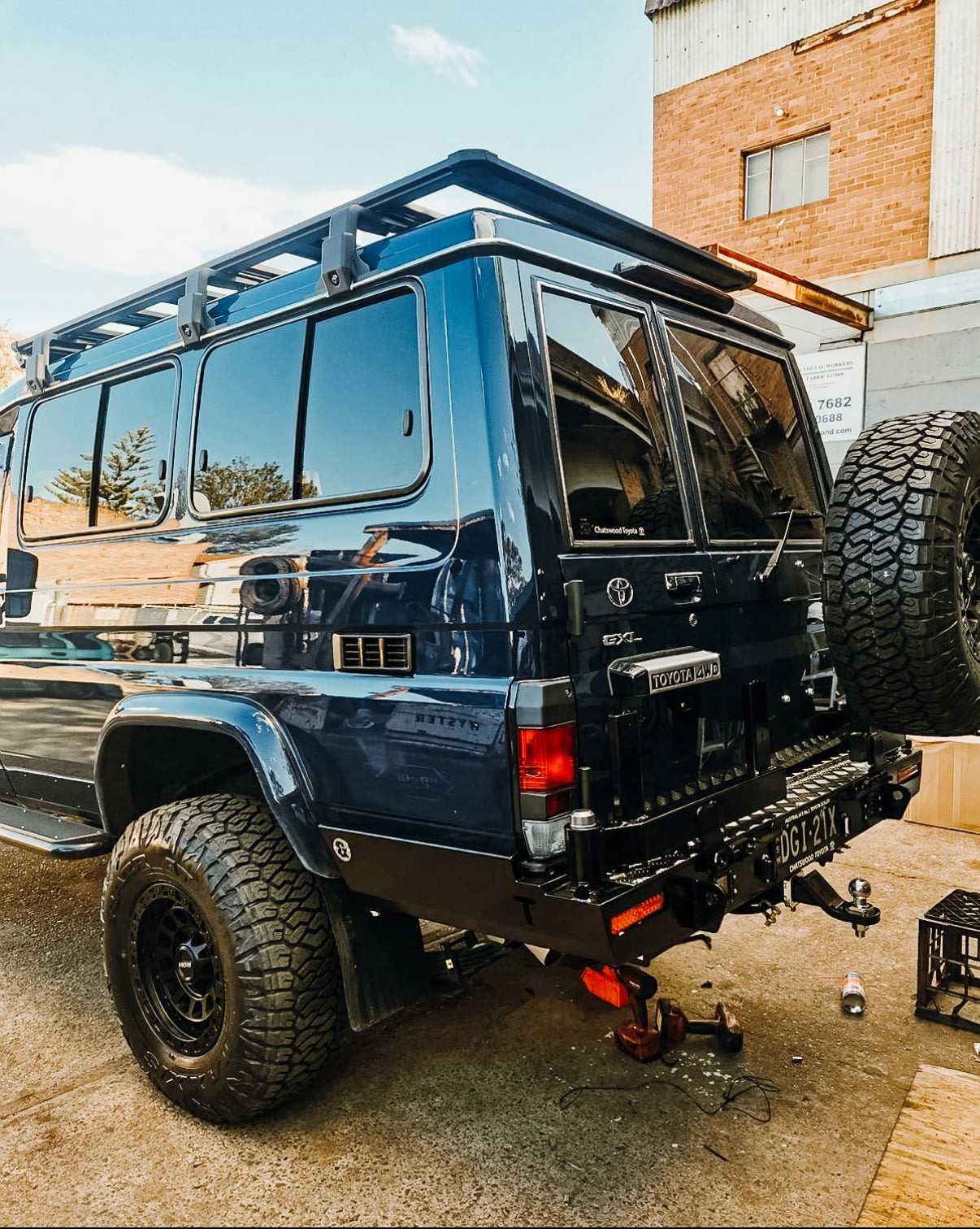 Toyota Land Cruiser 75/78 Series Rear Bar