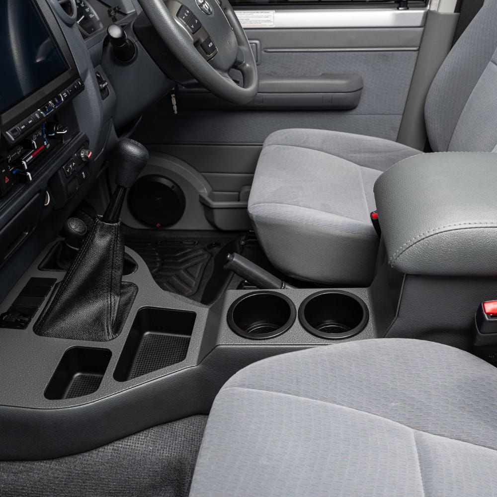Centre Console (Full Length) for the Toyota LandCruiser 78 Series Troop Carrier (2007-) (view 7)