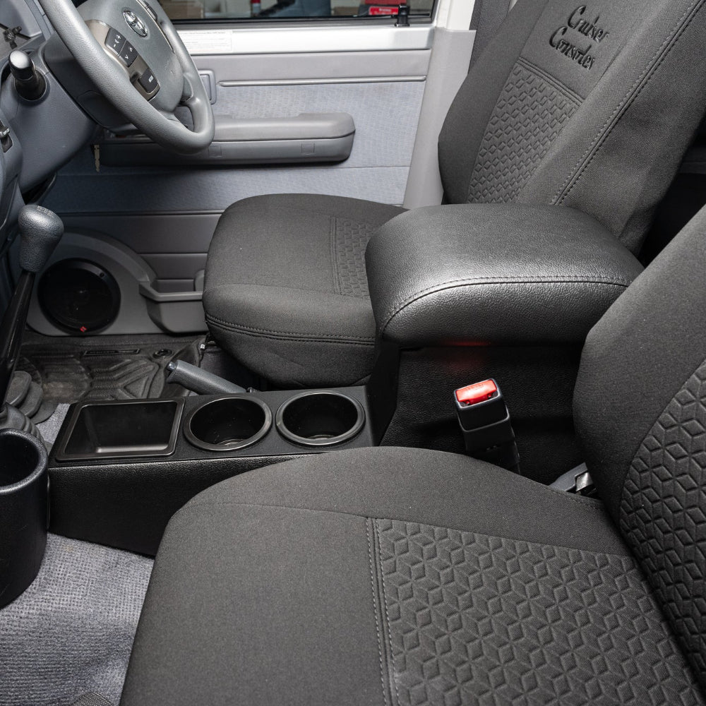 Centre Console (Half Length) for the Toyota LandCruiser 79 Series Single Cab (10/2016-On) (view 9)