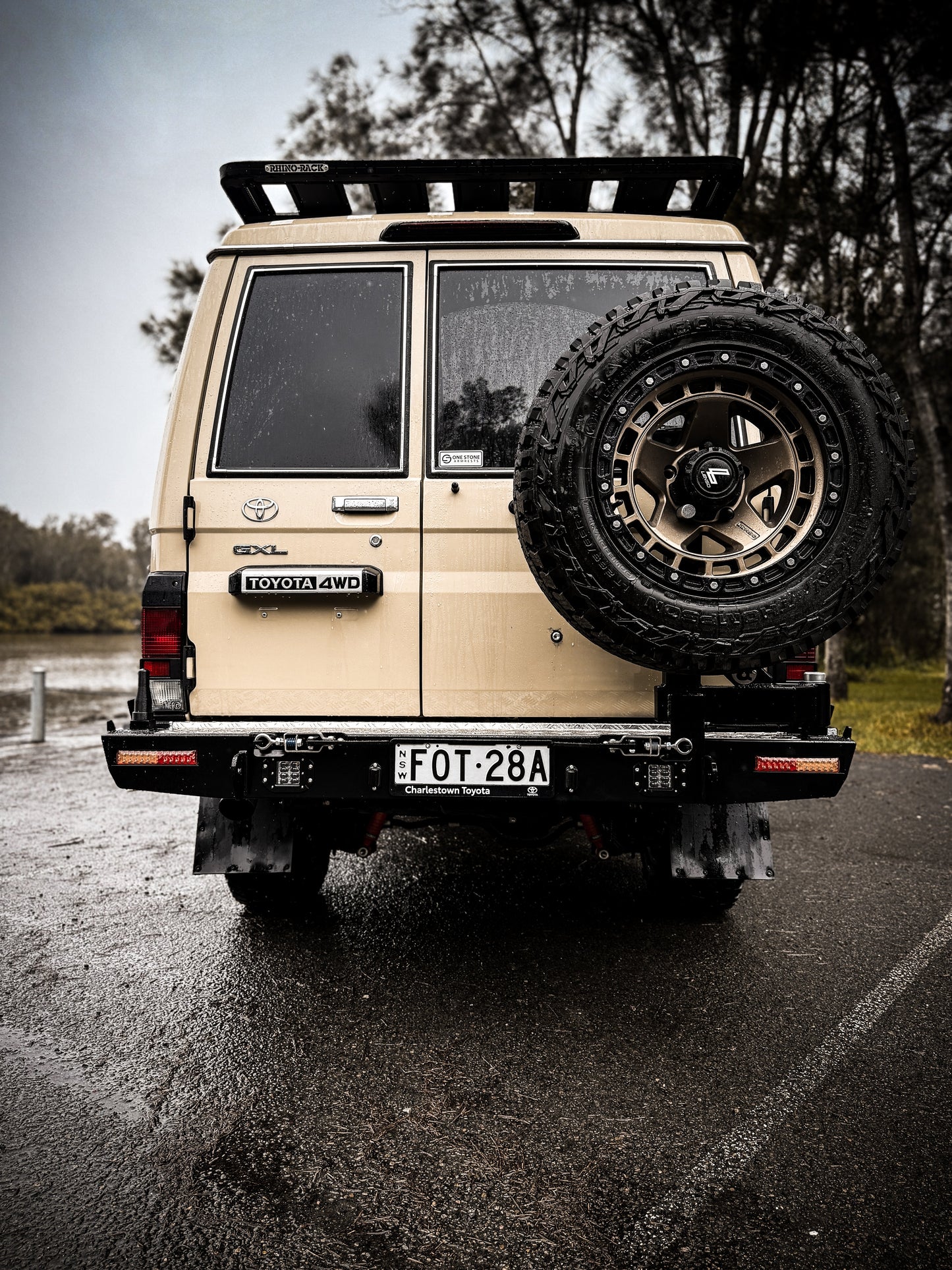 Toyota Land Cruiser Rear Bar - 75/78 Series (1984-)