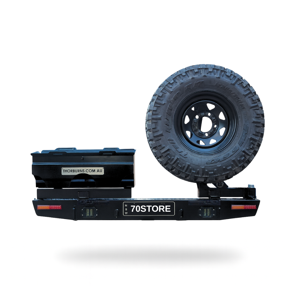 Toyota Land Cruiser Rear Bar - 75/78 Series (1984-)