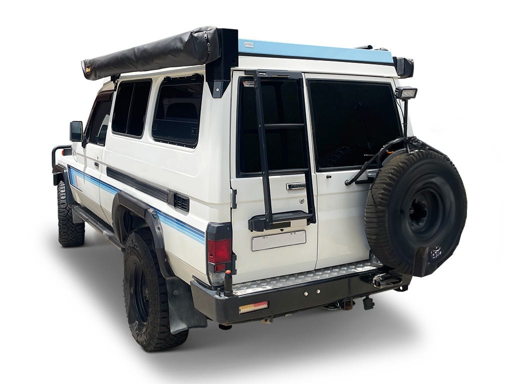 70 Series Land Cruiser Rear Door Ladder - 75/78 Troopy
