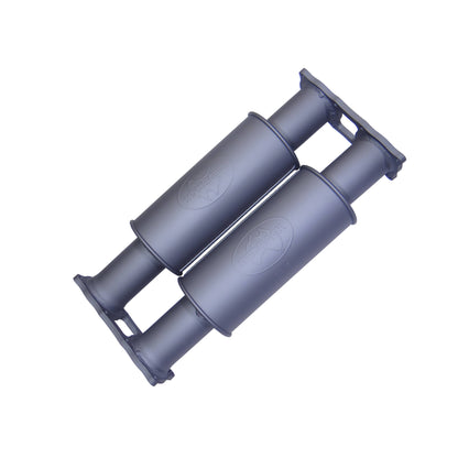 Toyota Land Cruiser Redback Extreme Duty Twin Exhaust for Toyota Landcruiser 79 Series Double Cab (10/2012 - 10/2016)