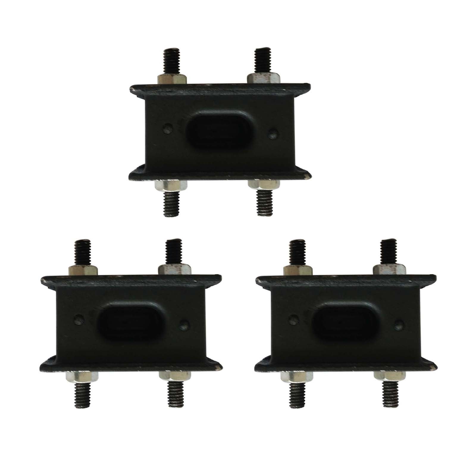 Toyota Land Cruiser Rubber Exhaust Mounts (3Pce) - Suitable for Landcruiser 40, 60, 70, 80, 100 Series