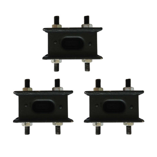 Toyota Land Cruiser Rubber Exhaust Mounts (3Pce) - Suitable for Landcruiser 40, 60, 70, 80, 100 Series