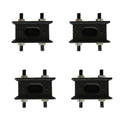 70 Series Land Cruiser Rubber Exhaust Mounts (4 Pce) - Suitable For Toyota Landcruiser 40 60 70 80 100 Series
