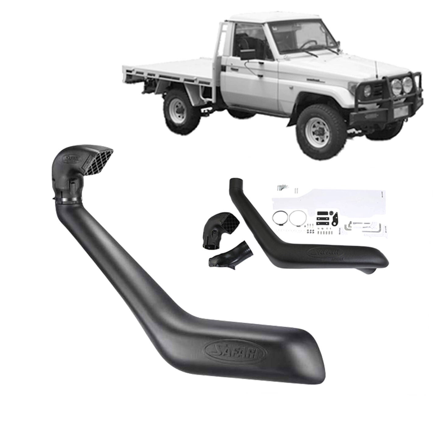 Toyota Land Cruiser Safari V-Spec Snorkel 75/78/79 Narrow Front 2H and 3F 4.0L (11/1984 - 1993)