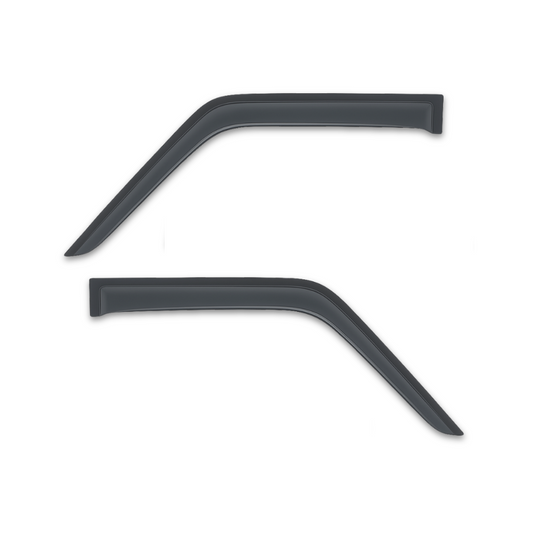 Toyota Land Cruiser Slimline Weather Shields Single Cab (4pce) (2007-2023)
