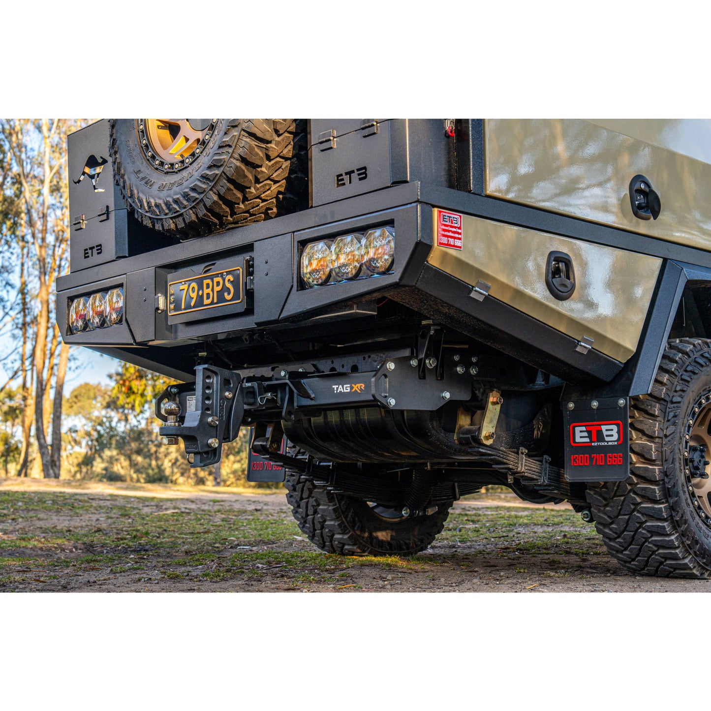 TAG Extreme Recovery Towbar & Direct Fit Wiring for Toyota Landcruiser 75/79 Series