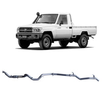 Extreme Duty 3" Turbo Back Exhaust for the Toyota LandCruiser 79 Series Single Cab (03/2007 - 10/2016) (view 5)