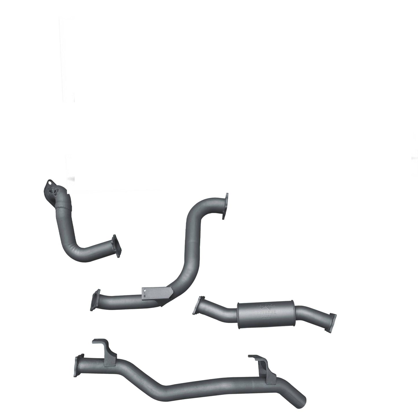 Extreme Duty 3" DPF Back Exhaust for the Toyota LandCruiser 78 Series Troop Carrier (11/2016 - On) (view 2)