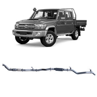 Extreme Duty 3" Turbo Back Exhaust for the Toyota LandCruiser 79 Series Dual Cab (01/2012 - 10/2016)