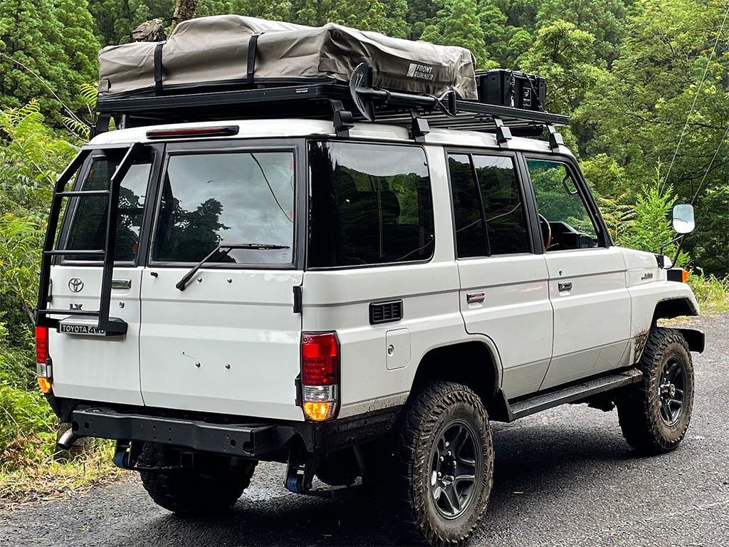 Toyota Land Cruiser Toyota Land Cruiser 76 Slimline II 3/4 Roof Rack Kit