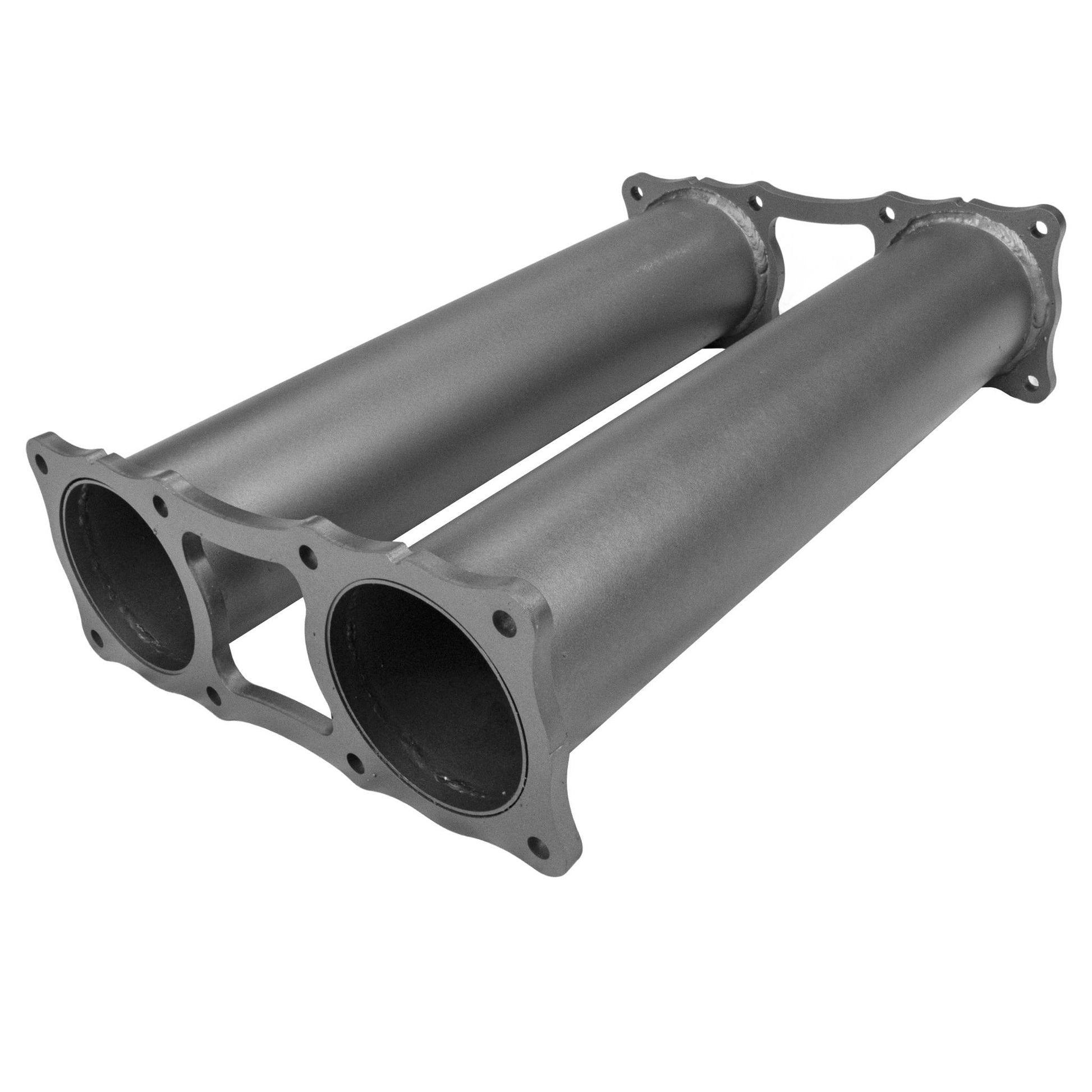 Extreme Duty Twin 4" Muffler Delete for the Toyota LandCruiser 79 Series Dual Cab