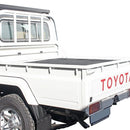 Rear Drawer Kit - 79 Series Dual Cab (2009-): Land Cruiser 79 dual cab tray with drawer kit, tailgate closed