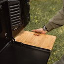 Drop Down Tailgate Table: folding out the tailgate table