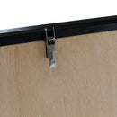 Drop Down Tailgate Table: tailgate table latch close up