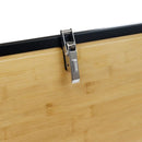 Drop Down Tailgate Table: tailgate table latch detail