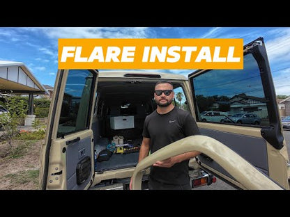 Fibreglass Fender Flares - 78 Series (03/2007-) (4 Pack)