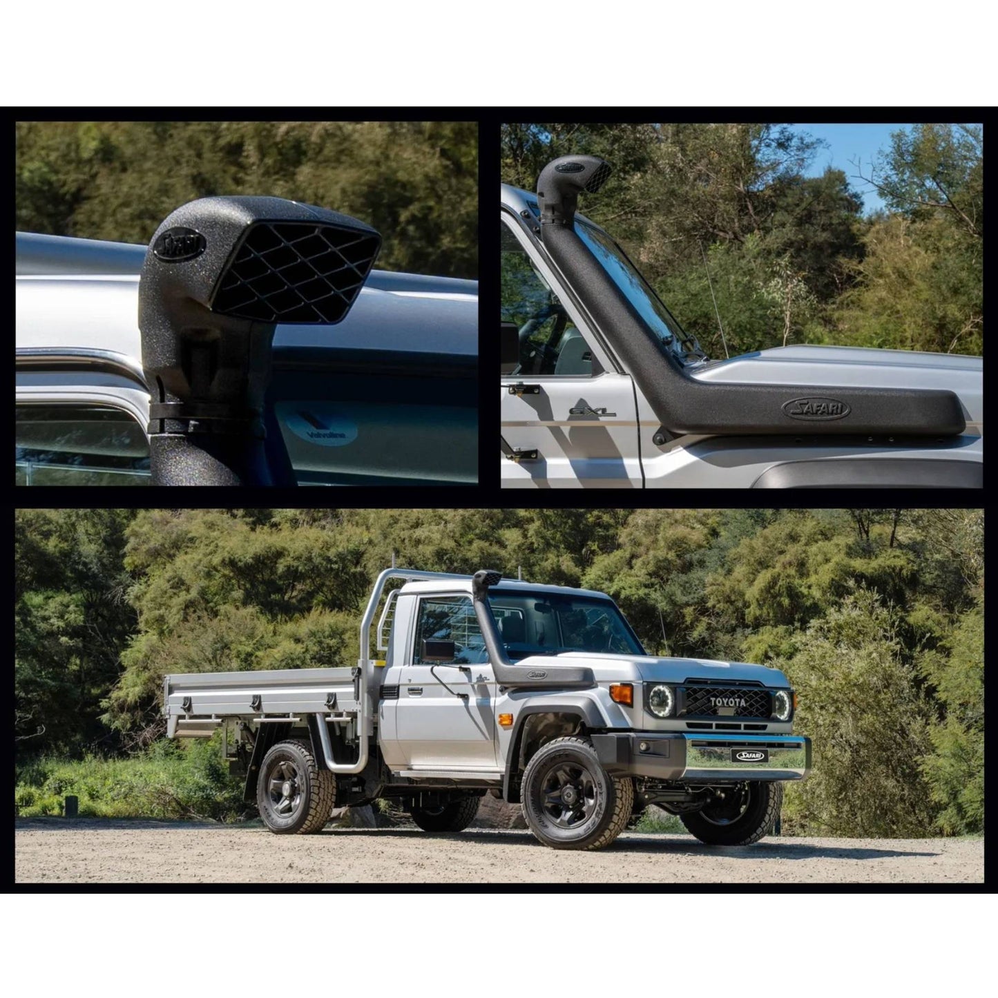 Safari V-Spec Snorkel for the Toyota LandCruiser 70 Series (2023–Present) 4.5L V8 (view 3)