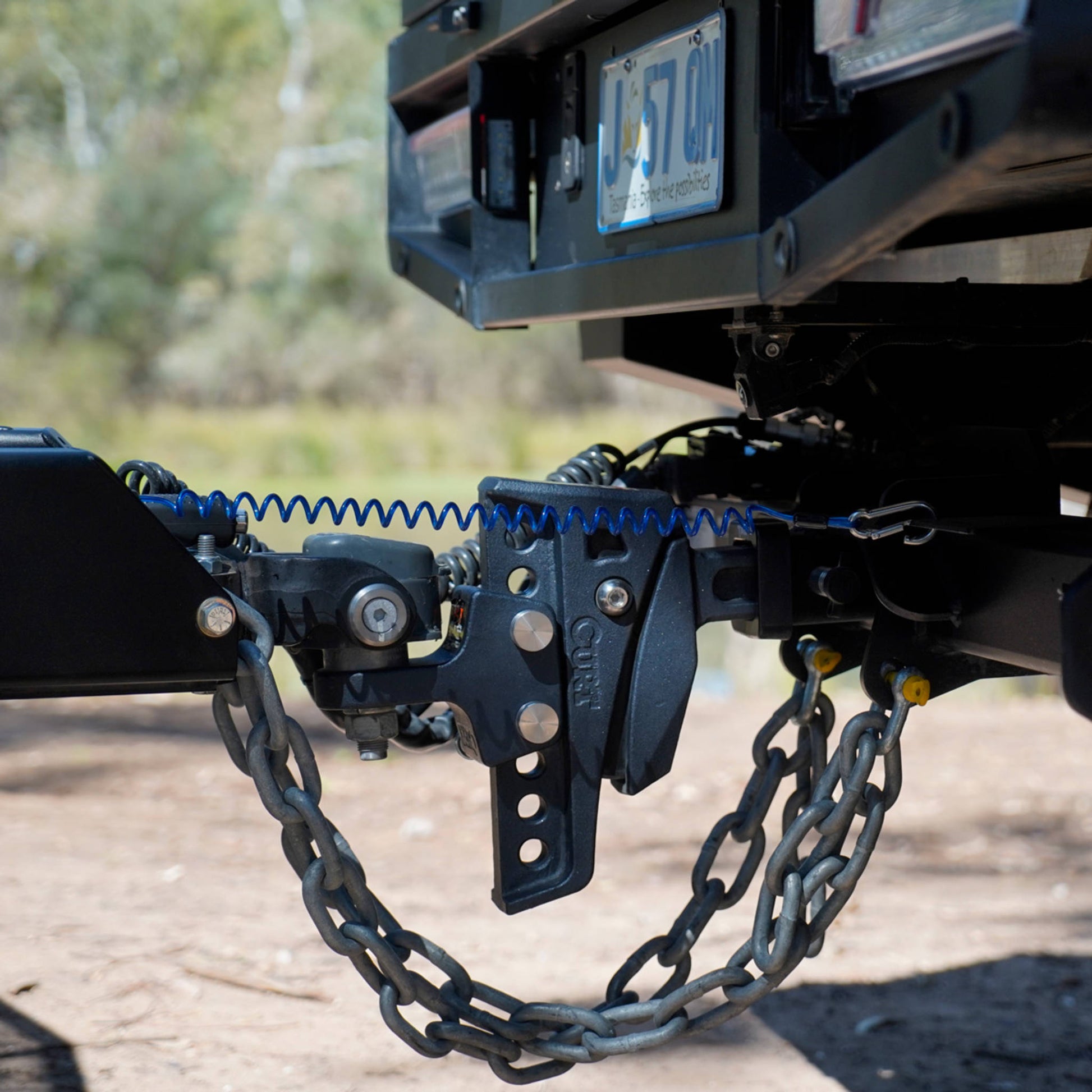 CURT Rebellion XD ShockDrop Ball Mount Kit (view 9)