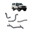 Extreme Duty 3" DPF Back Exhaust for the Toyota LandCruiser 78 Series Troop Carrier (11/2016 - On)