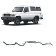 Extreme Duty 3" Factory Dump Pipe Back Exhaust for the Toyota LandCruiser 78 Series 4.2L TD (01/2001 - 01/2007) (view 5)